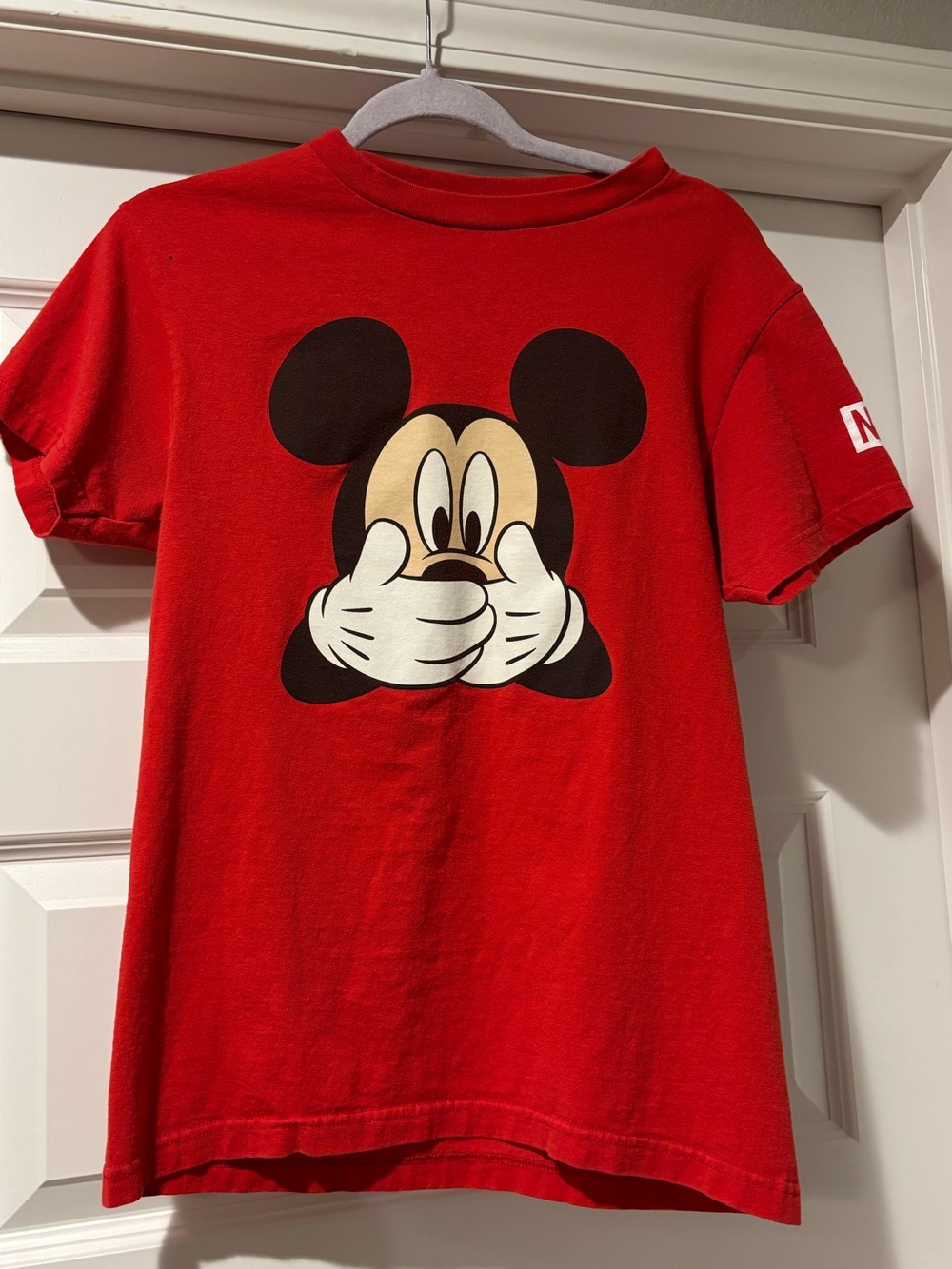 Disney x NEFF Red Mickey Mouse T-Shirt – Small